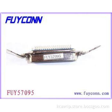 Centronic Solder Pins Female DDK Ribbon Cable Connector Wit